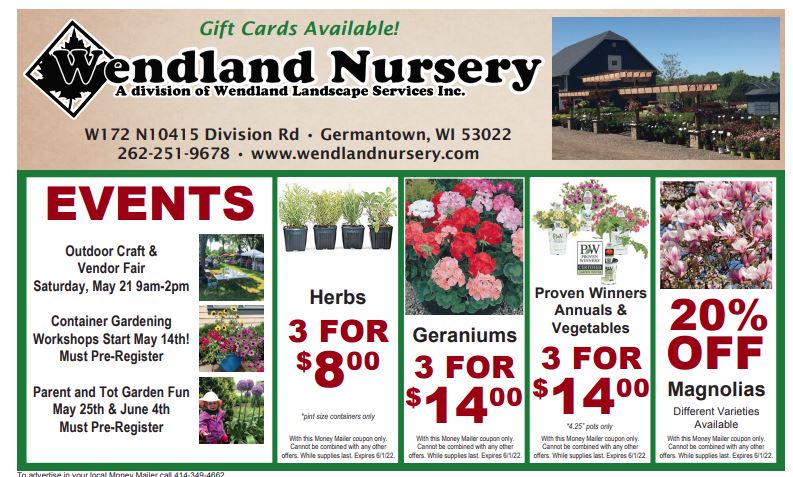 old Coupons &amp; Sales | Wendland Nursery